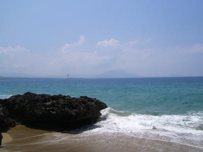 Playa Chiquita Felsen