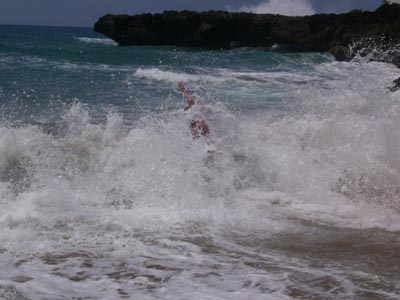 Playa Chiquita Wellen