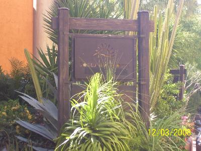Sosua Bay Resort Tafel am Eingang